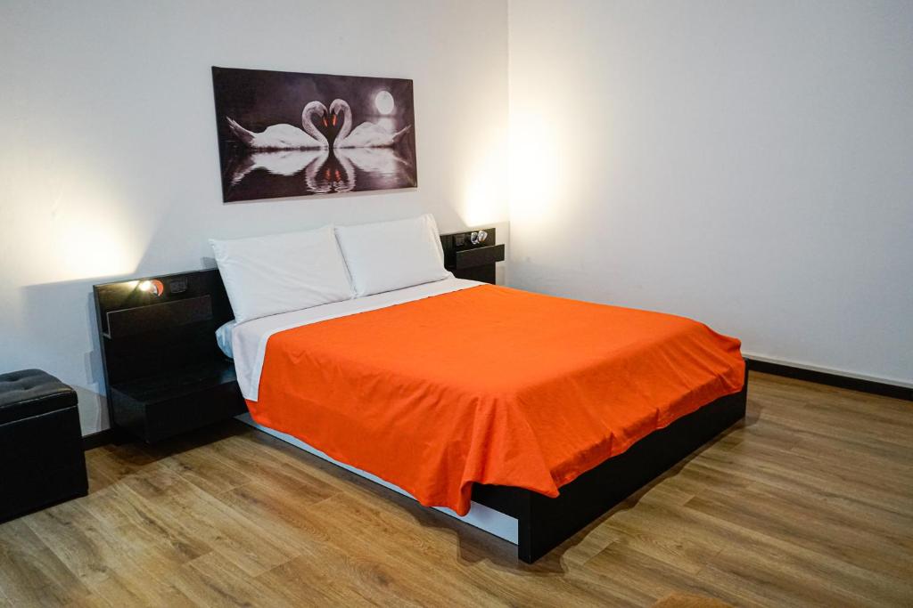 Postel nebo postele na pokoji v ubytování Riol Home
