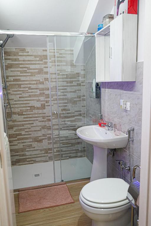 Koupelna v ubytování Riol Home