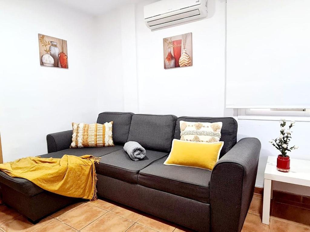 Posedenie v ubytovaní Bonito Apartamento con terraza - Pedregalejo Playa