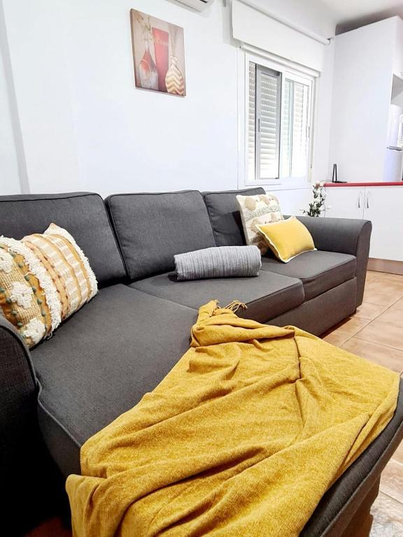 Posedenie v ubytovaní Bonito Apartamento con terraza - Pedregalejo Playa