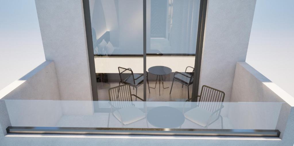Balkón nebo terasa v ubytování Ano Kampos Hotel