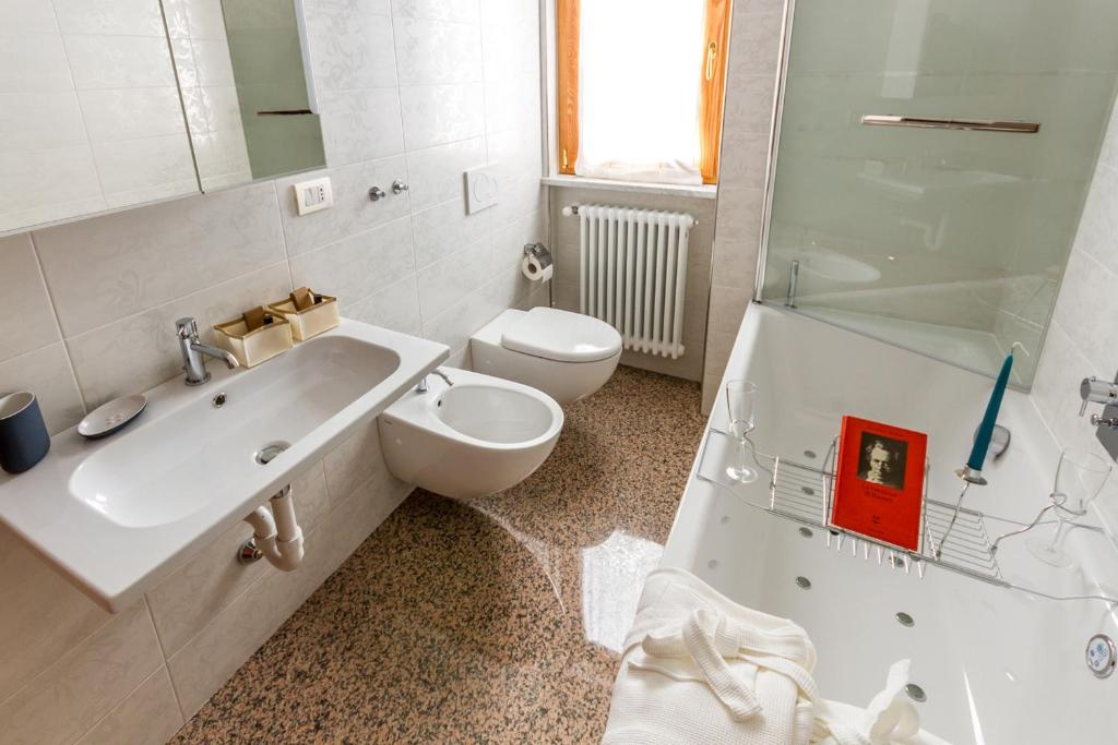 Koupelna v ubytování Buon Vento