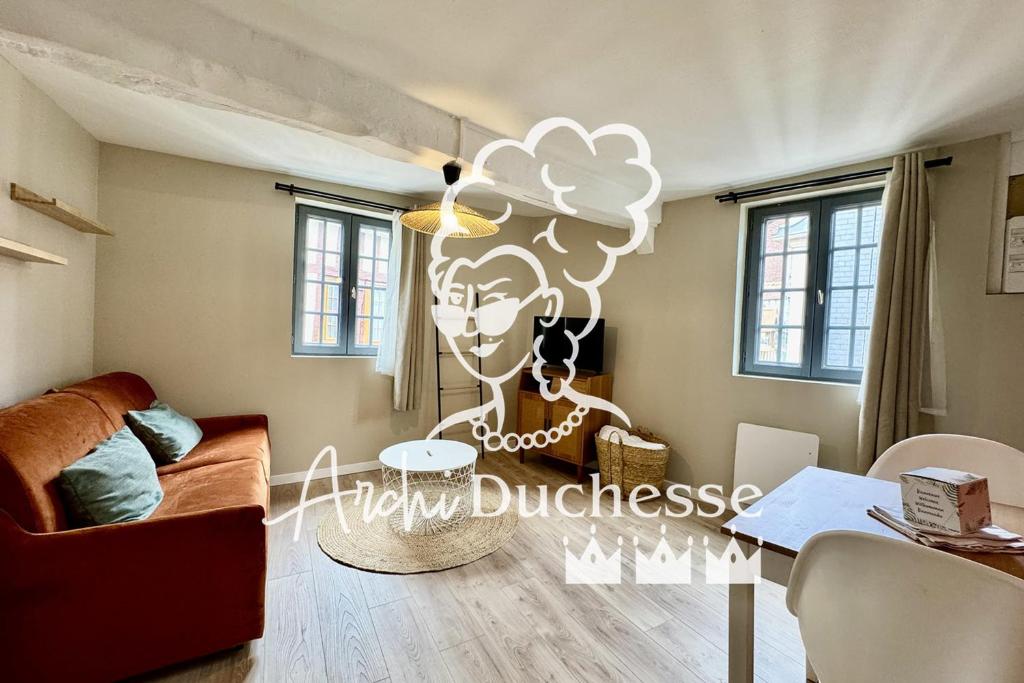 Posezení v ubytování Julia un véritable cocon au coeur de la ville