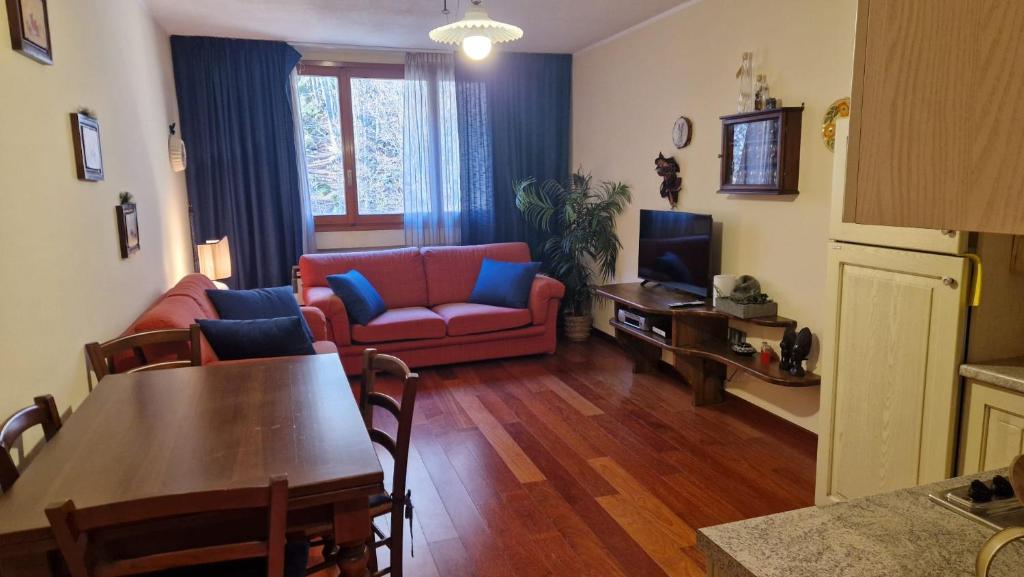 Posezení v ubytování Appartamento incantevole montagne della Toscana