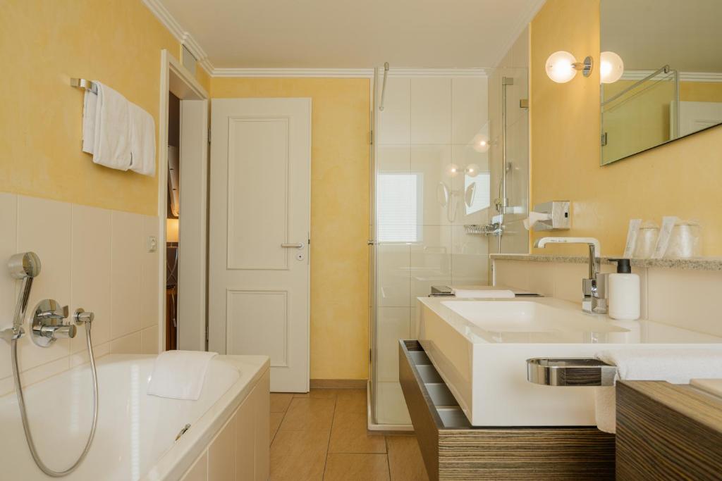 Koupelna v ubytování Gästehaus Heinrich Schüchtermann