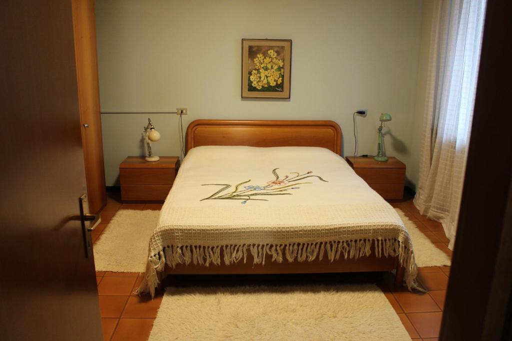 Postel nebo postele na pokoji v ubytování Casa Alice, in collina con panorama