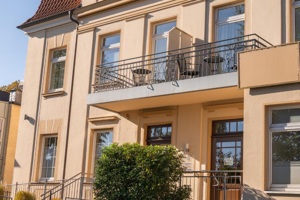 Balkón nebo terasa v ubytování Gästehaus Heinrich Schüchtermann