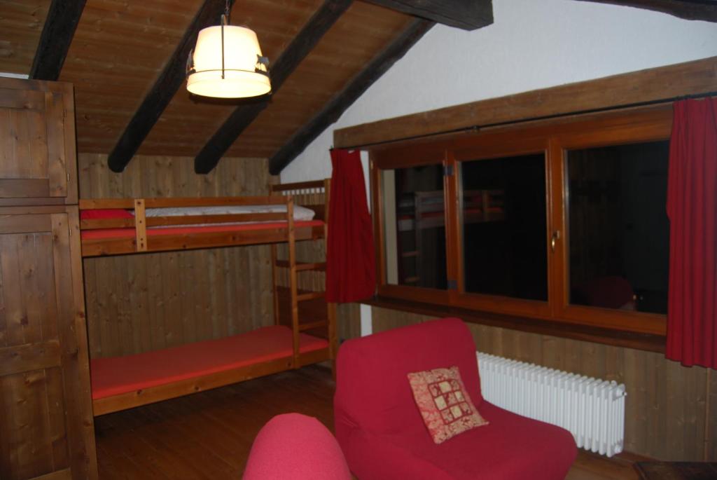 A seating area at B&B della Miniera