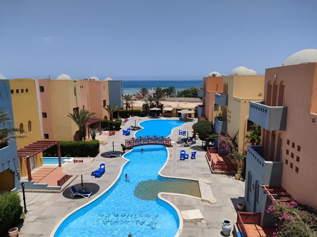 a view of the pool at the resort at Al-Dora Resort Hurghada in Hurghada