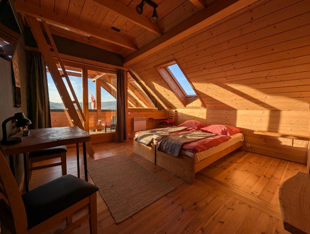 Posteľ alebo postele v izbe v ubytovaní Villa Beskid