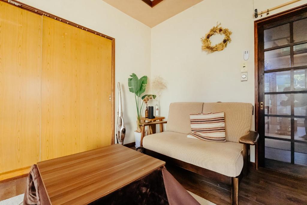 Posezení v ubytování yururito guesthouse