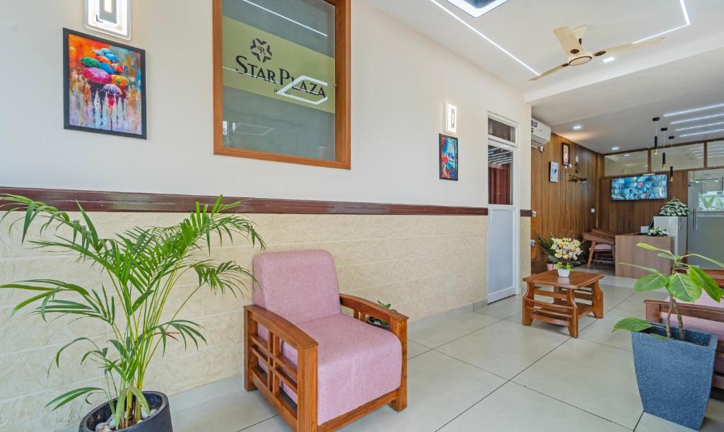 Posezení v ubytování Treebo Thoduvas Star Plaza Cochin Airport
