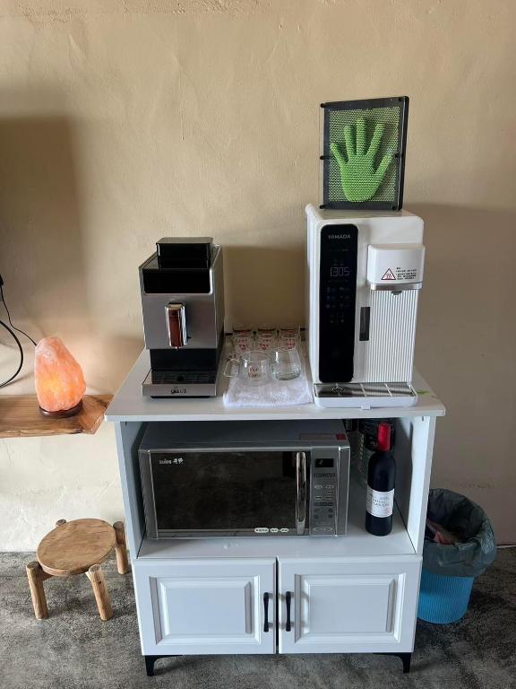 Kuchyň nebo kuchyňský kout v ubytování Hidden Life B&B