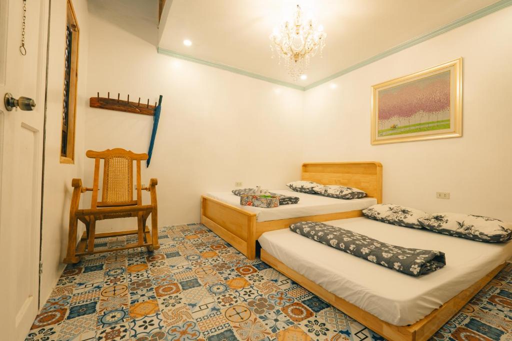 Postel nebo postele na pokoji v ubytování Playa las Flores