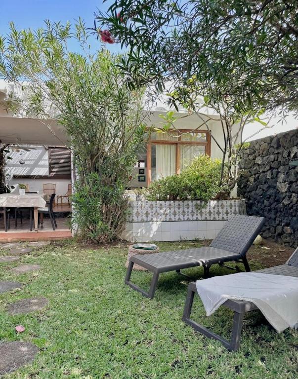 Zahrada ubytování Casa mar y jardín tranquilidad y vistas únicas