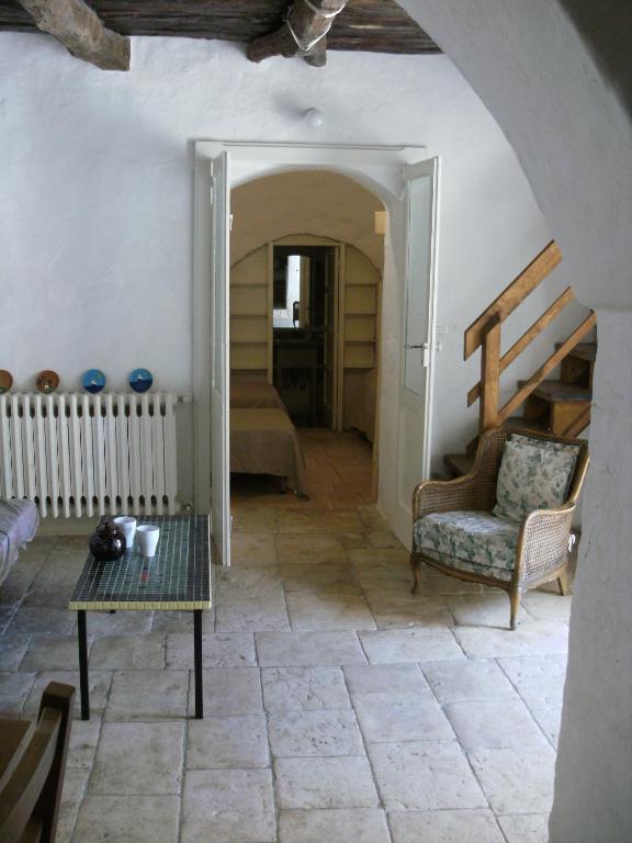 Posezení v ubytování Trulli e Masseria Ianella