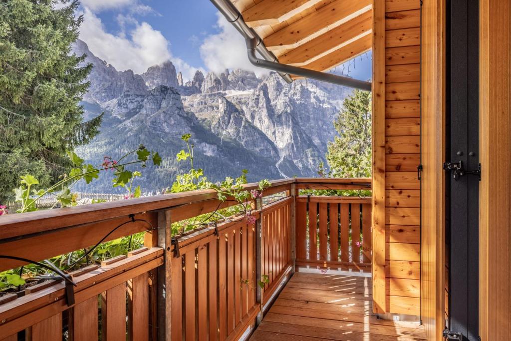 A general mountain view or a mountain view taken from the lodge