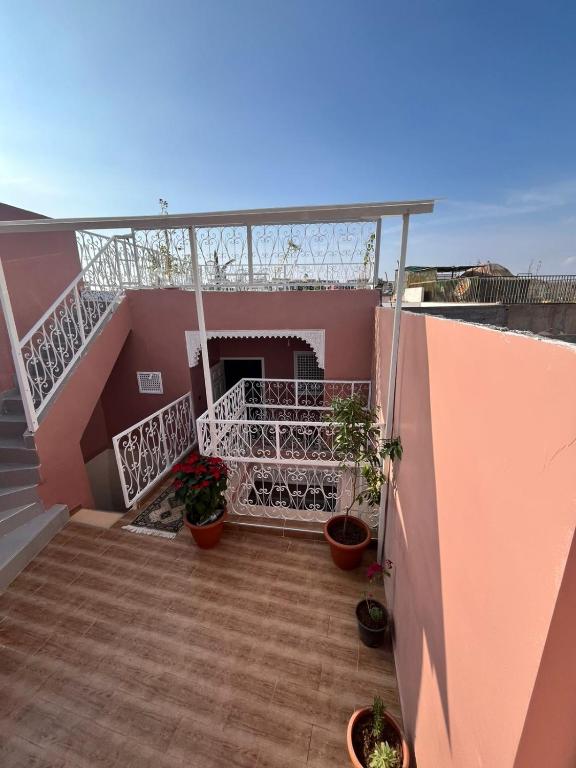 Balkón nebo terasa v ubytování Riad 052
