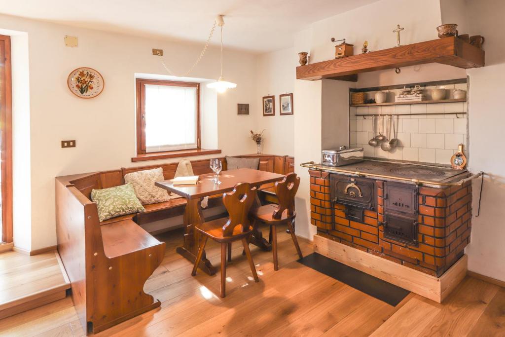 Kuchyň nebo kuchyňský kout v ubytování Casa Cebajova Cuore di Mamma