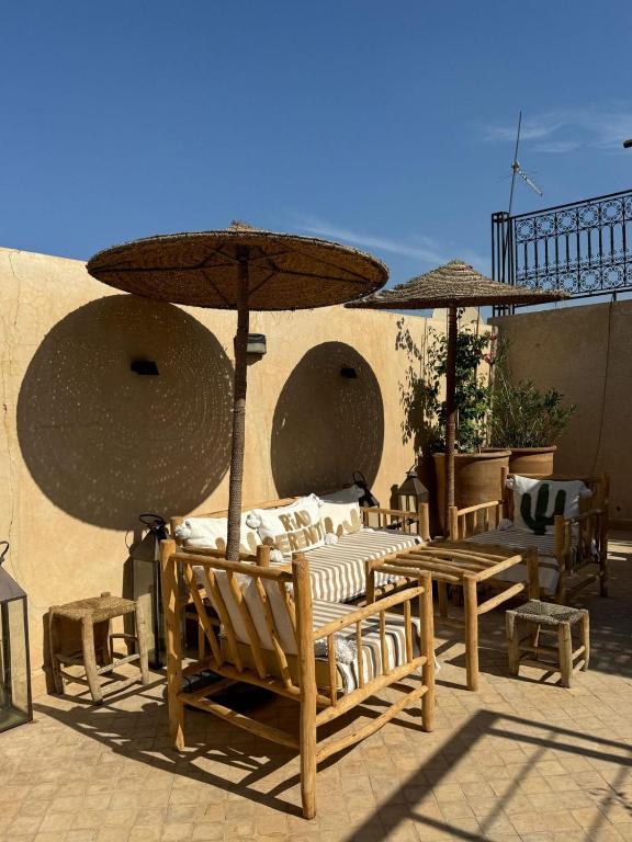 Patio nebo venkovní prostory v ubytování Riad dar serenity