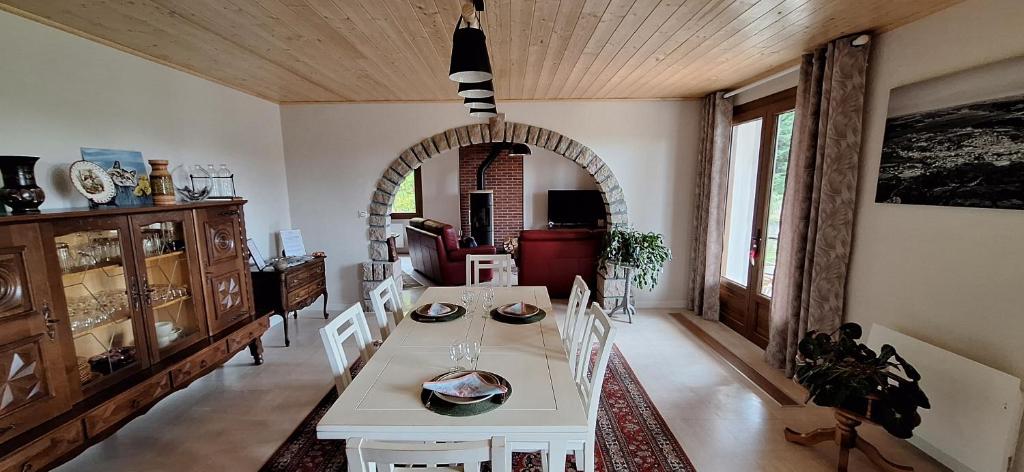 Posezení v ubytování La Villa des Sources