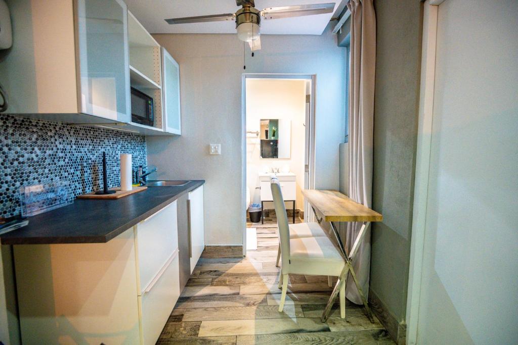 Kuchyň nebo kuchyňský kout v ubytování Tapia Haus 103