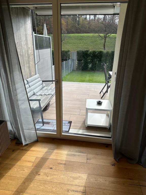 Posezení v ubytování Ferienhaus an der Schwarz ZH
