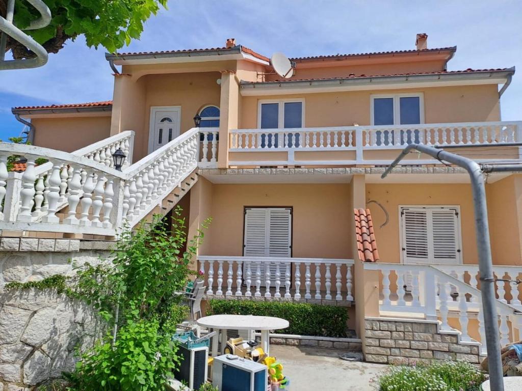 Balkón nebo terasa v ubytování Apartments Mig