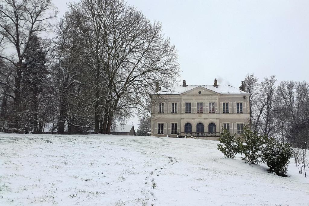 B&B Château de Preuil v zimě