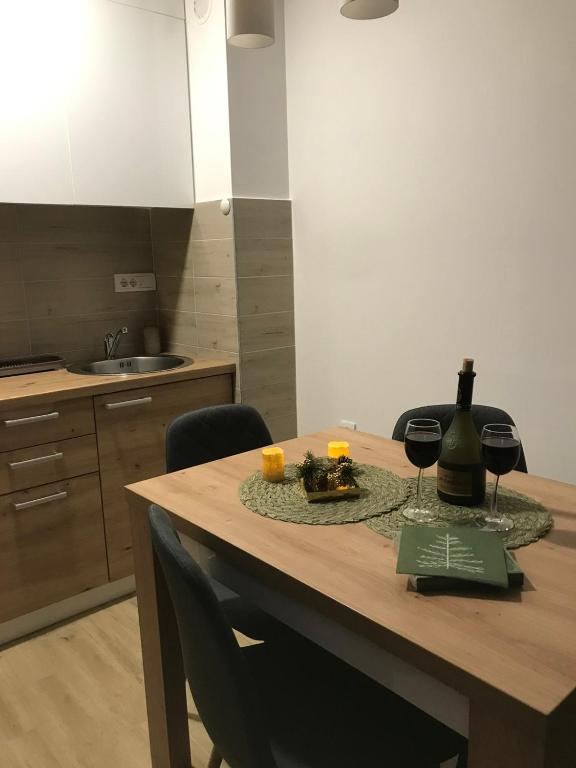Cucina o angolo cottura di zeleni bor Divcibare