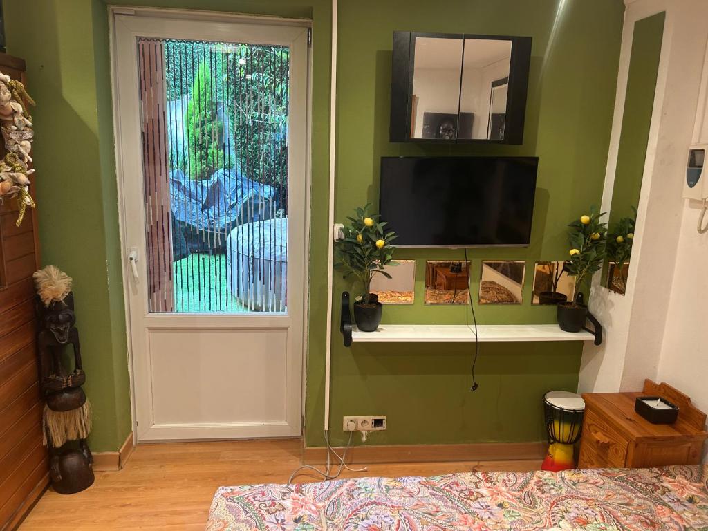 TV a/nebo společenská místnost v ubytování Surprise House