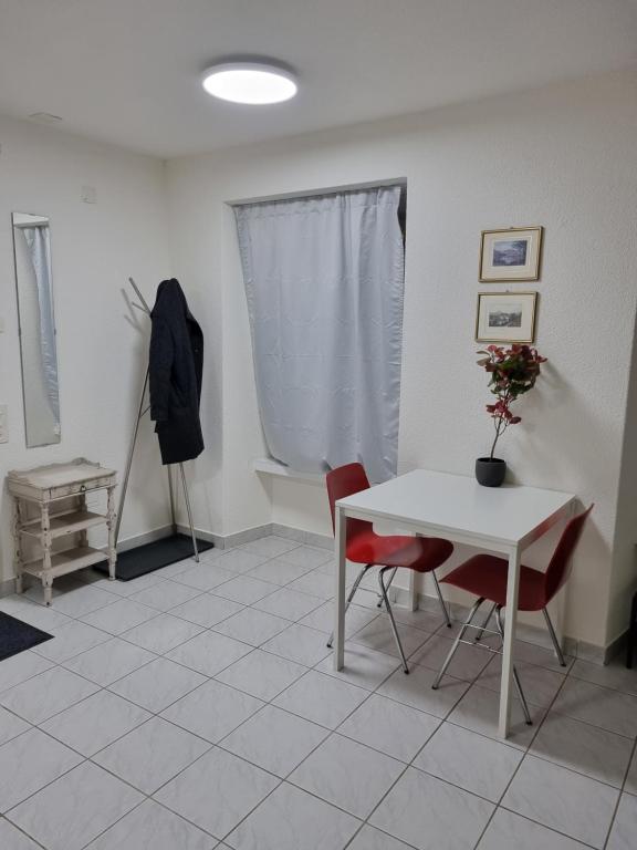Posezení v ubytování Top Wohnung