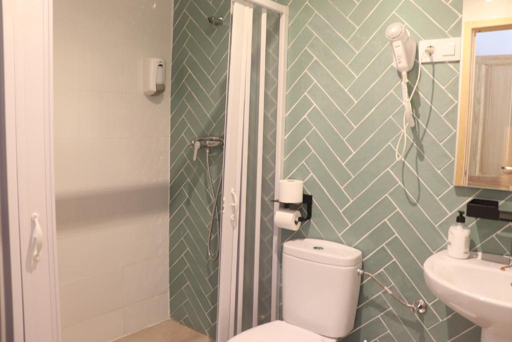 Koupelna v ubytování Hotel CALPE