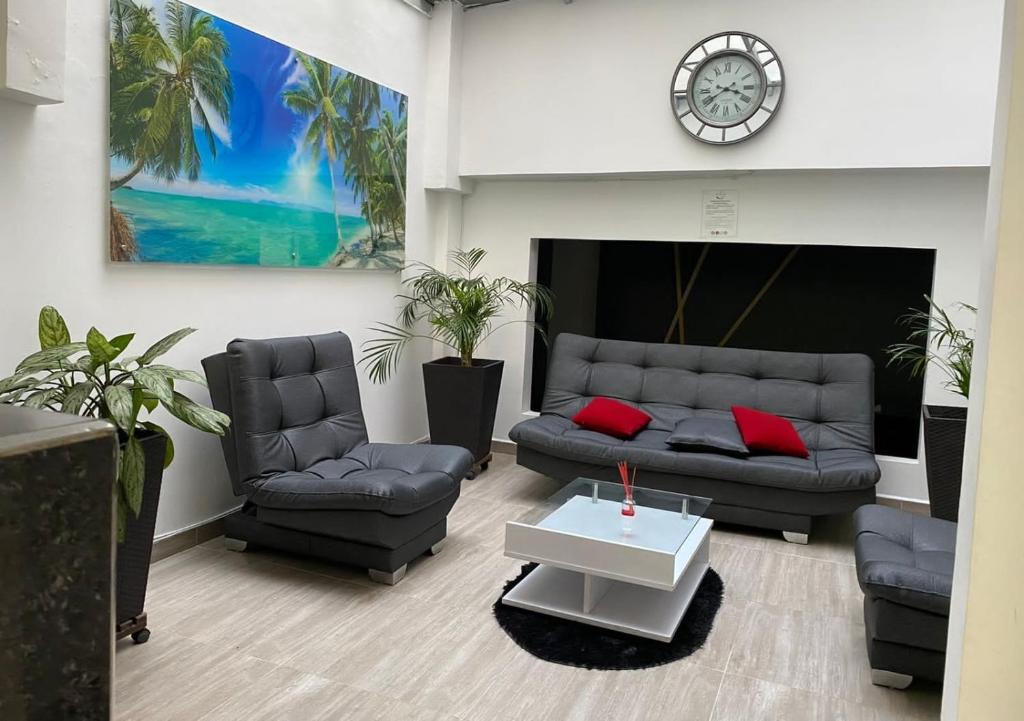 Posezení v ubytování Hotel Jardin de Laureles Jeps