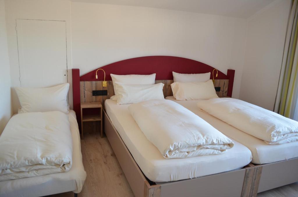 Postel nebo postele na pokoji v ubytování Alpchalet Schwanstein