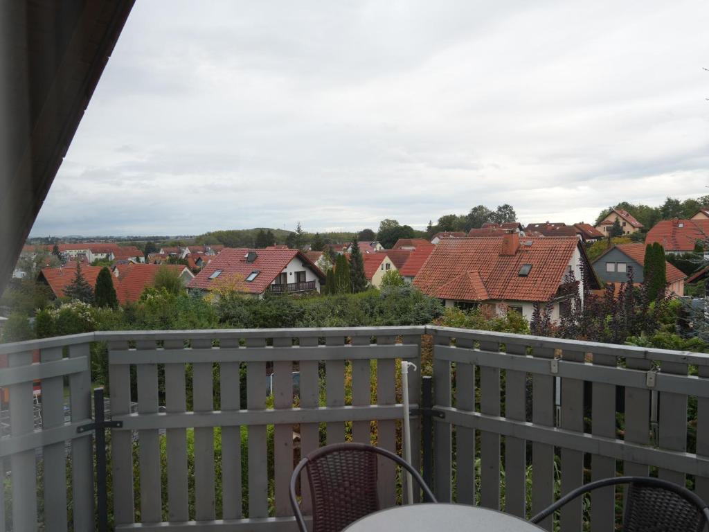 Balkón nebo terasa v ubytování Appartement Am Goldberg