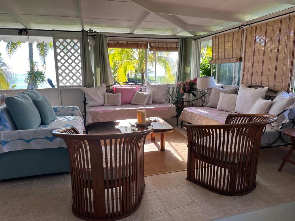 Maison entière Orama, plage privée, Torea - photo 3 - Raiatea, Polynésie
