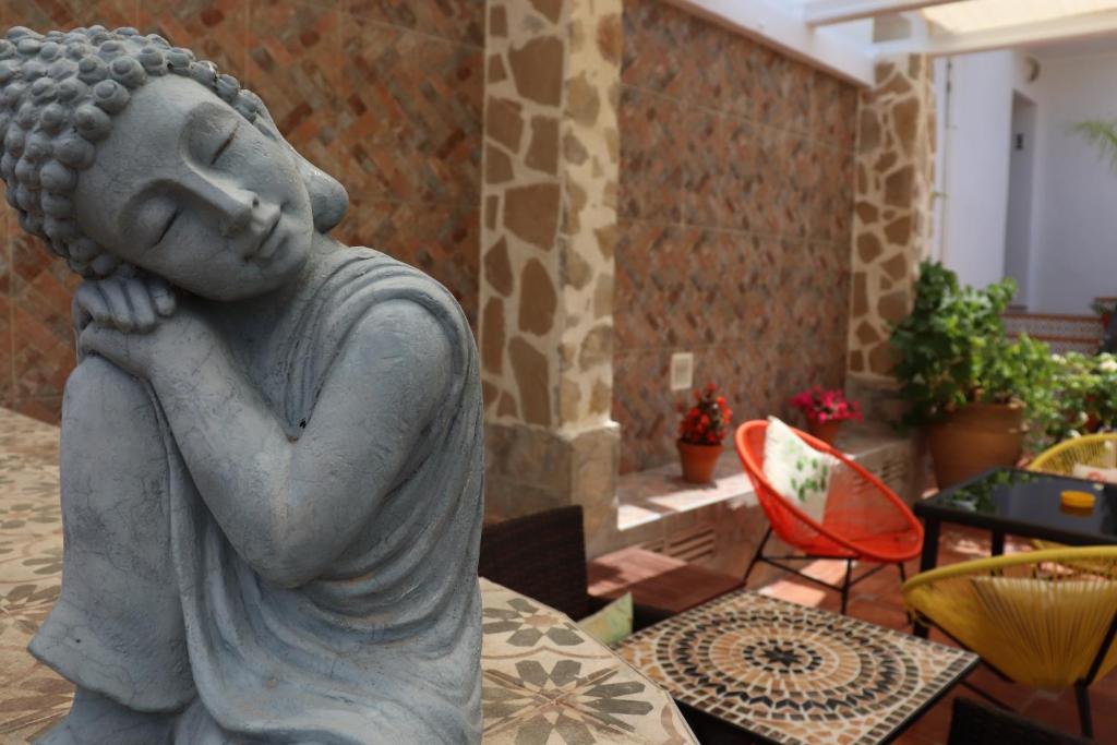 Posezení v ubytování Hostal La Paloma II