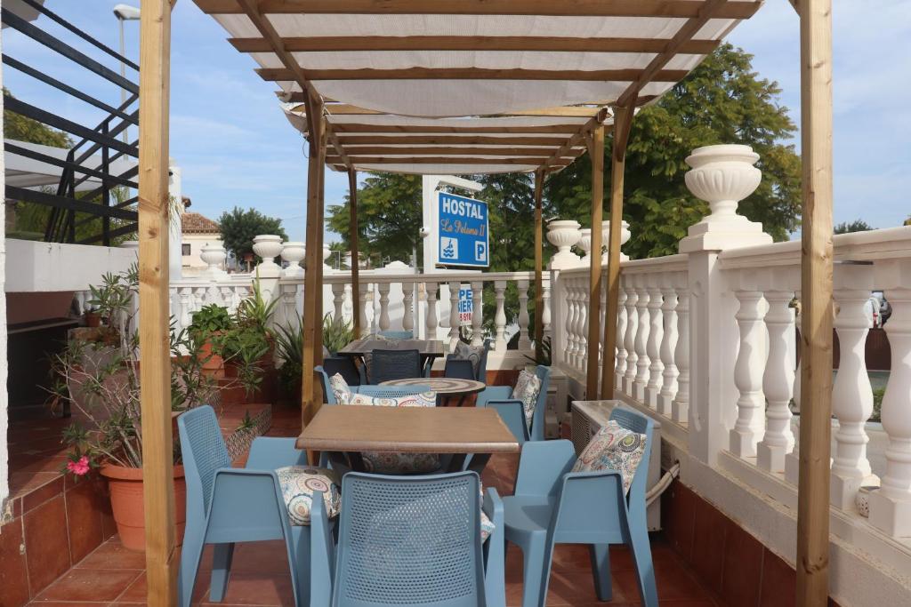 Balkón nebo terasa v ubytování Hostal La Paloma II