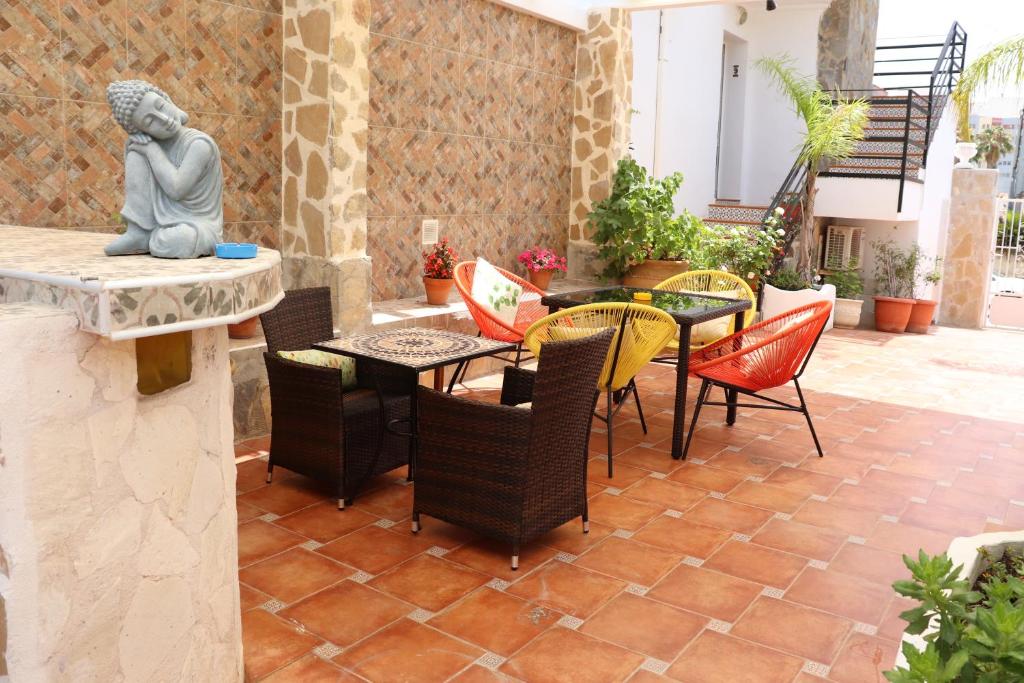 Balkón nebo terasa v ubytování Hostal La Paloma II