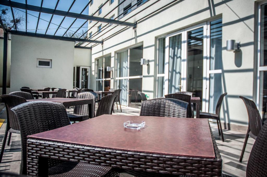 Restaurace v ubytování Hotel Diego de Almagro Providencia