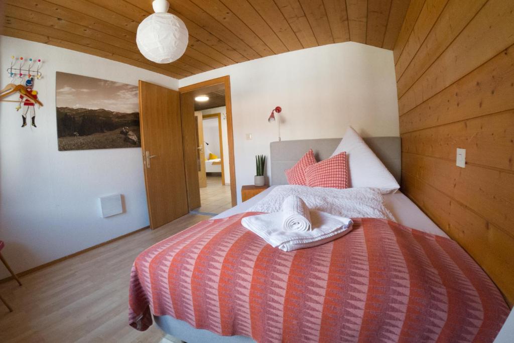 Postel nebo postele na pokoji v ubytování Sonnes Apartment