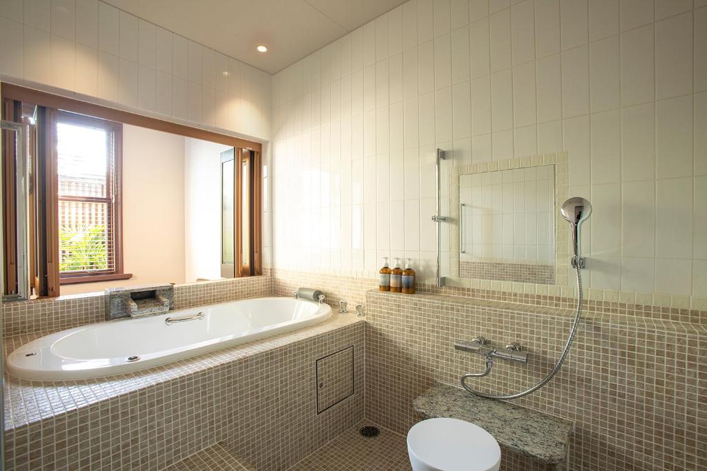 Koupelna v ubytování Hotel Utano Kyoto Besho