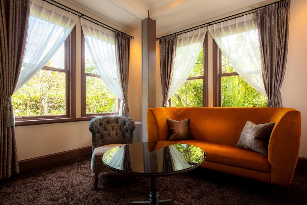 Posezení v ubytování Hotel Utano Kyoto Besho