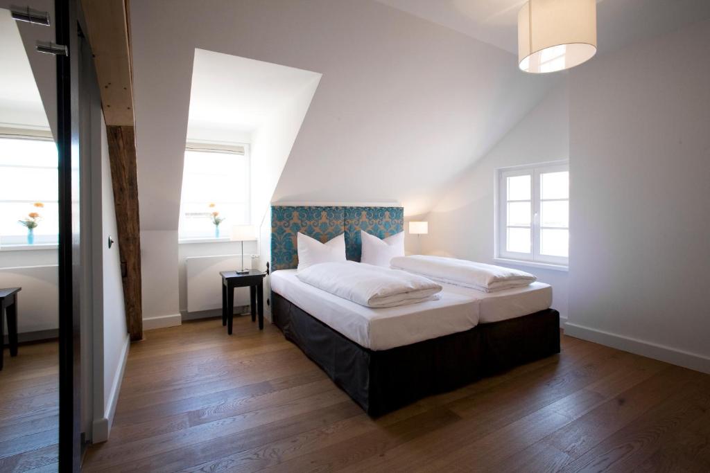 Katil atau katil-katil dalam bilik di Hotel Schwarzwälder Hof