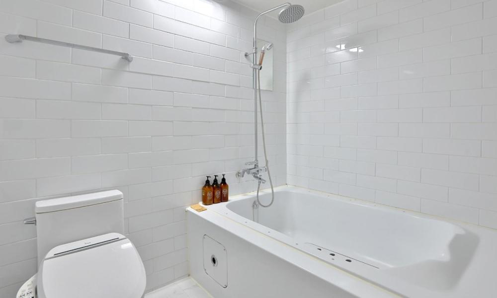 Koupelna v ubytování Hotel Yeogieutte Dongdaegu