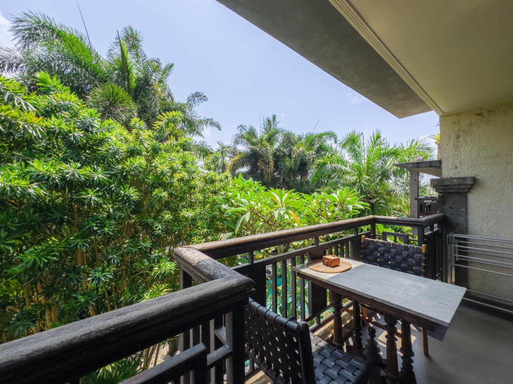 Balkón nebo terasa v ubytování Uma Dana Ubud