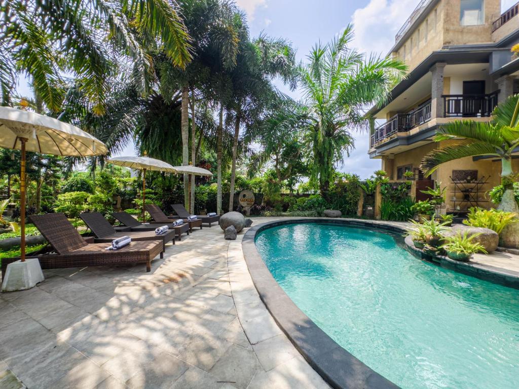 Bazén v ubytování Uma Dana Ubud nebo v jeho okolí