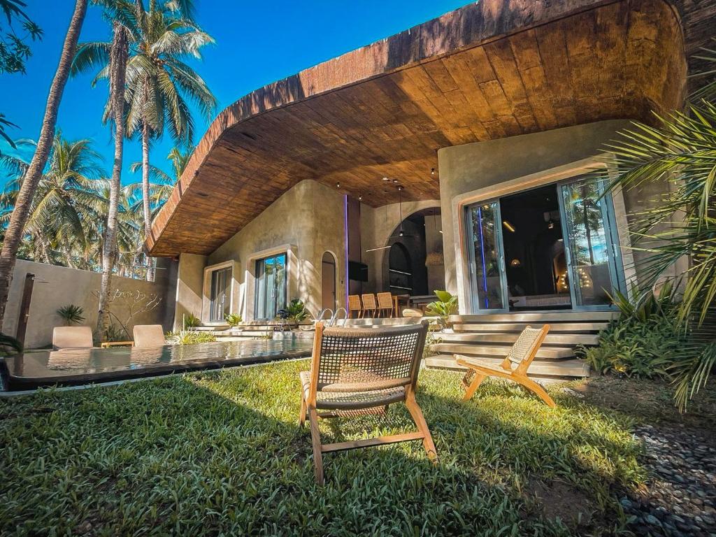 Zahrada ubytování Diwatu Villas