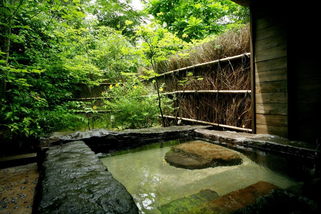 Zahrada ubytování Tetsuka Ryokan
